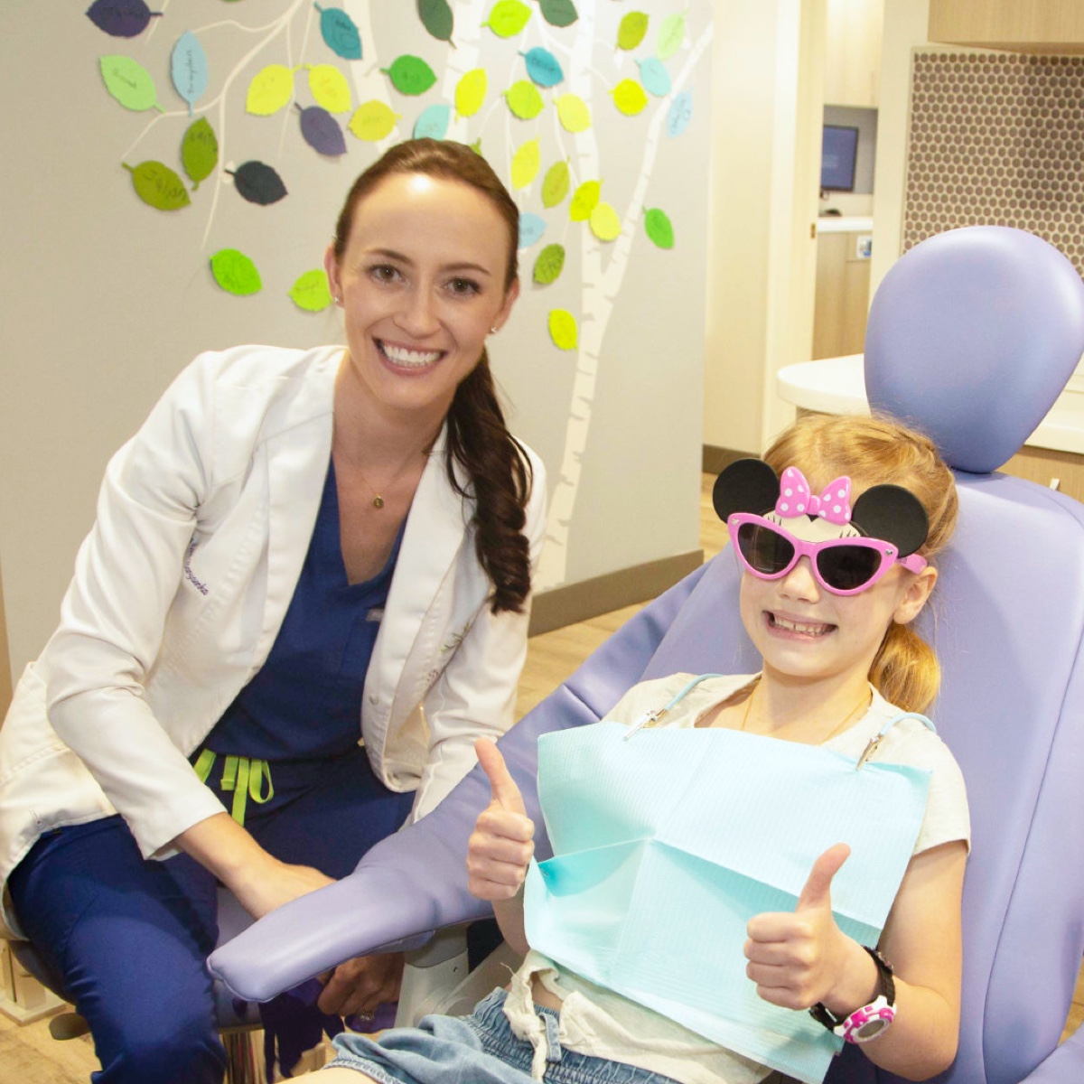 patient and doctor smiling